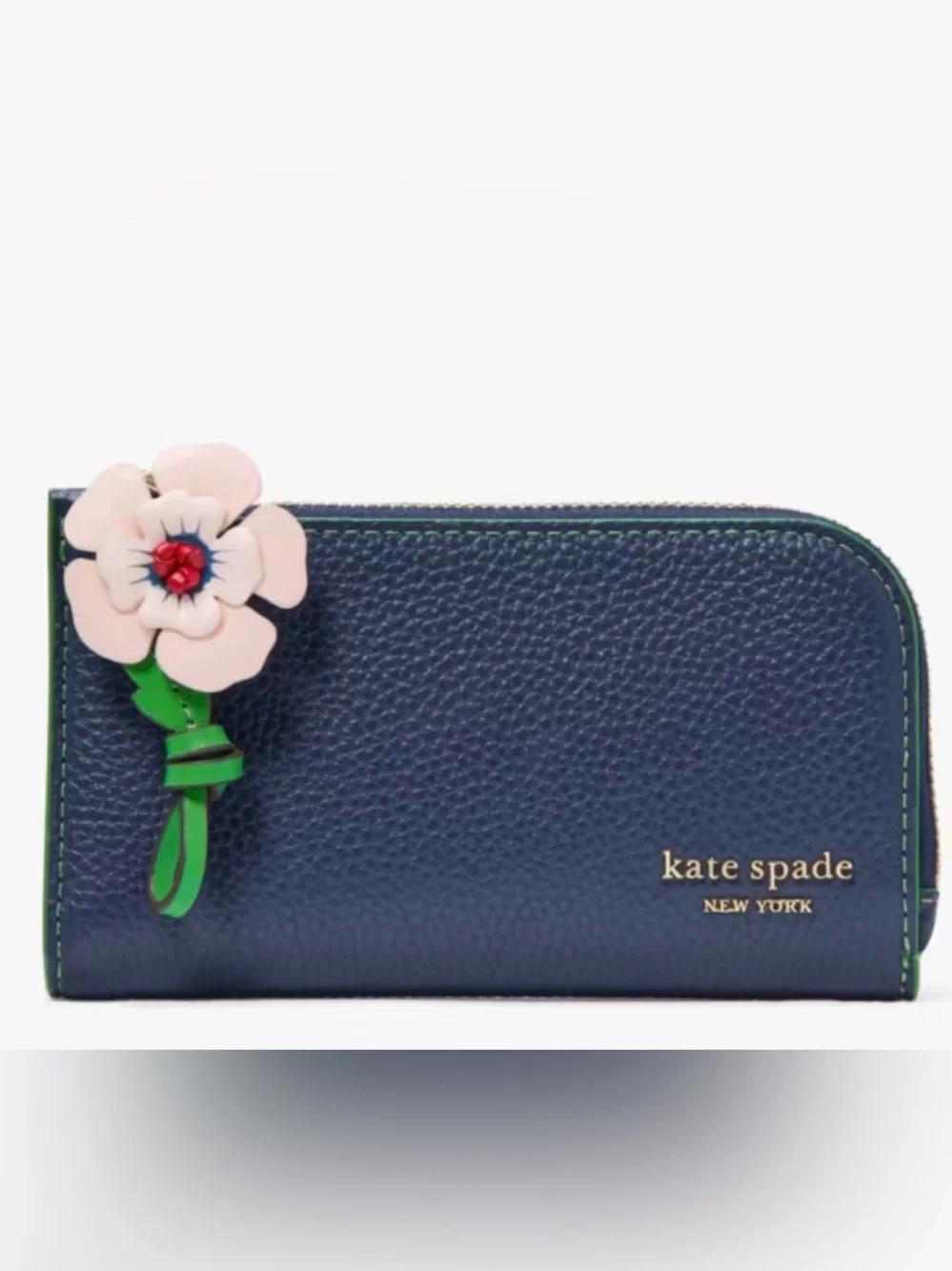 Nwt Kate spade in the garden small slim bifold wallet